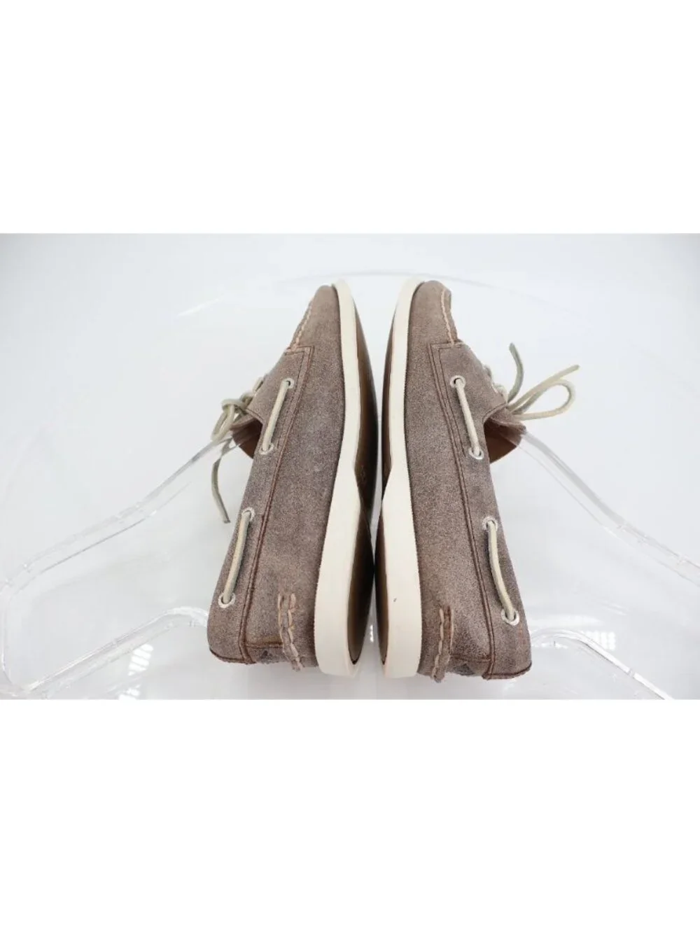Sperry Women's Top Sider Boat Shoe Loafer Slip On Shoe Size 8 Brown Tan Comfy